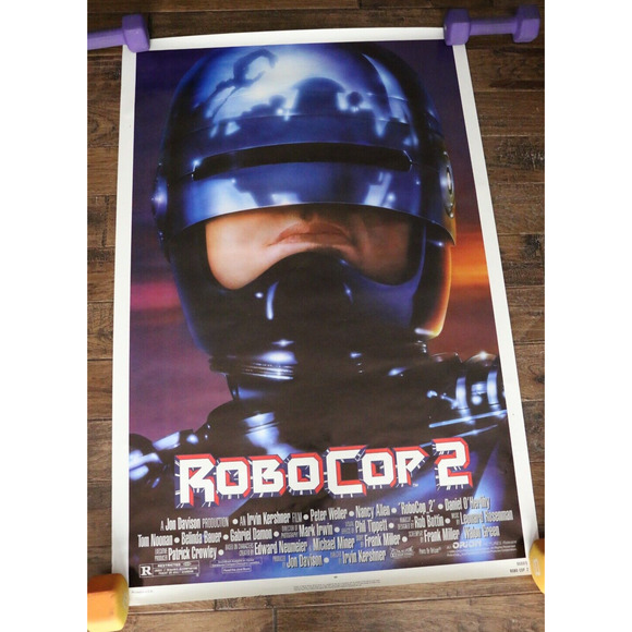 VINTAGE Robo Cop 2 1990 Original Movie Poster 27x41 Rolled - Picture 1 of 4